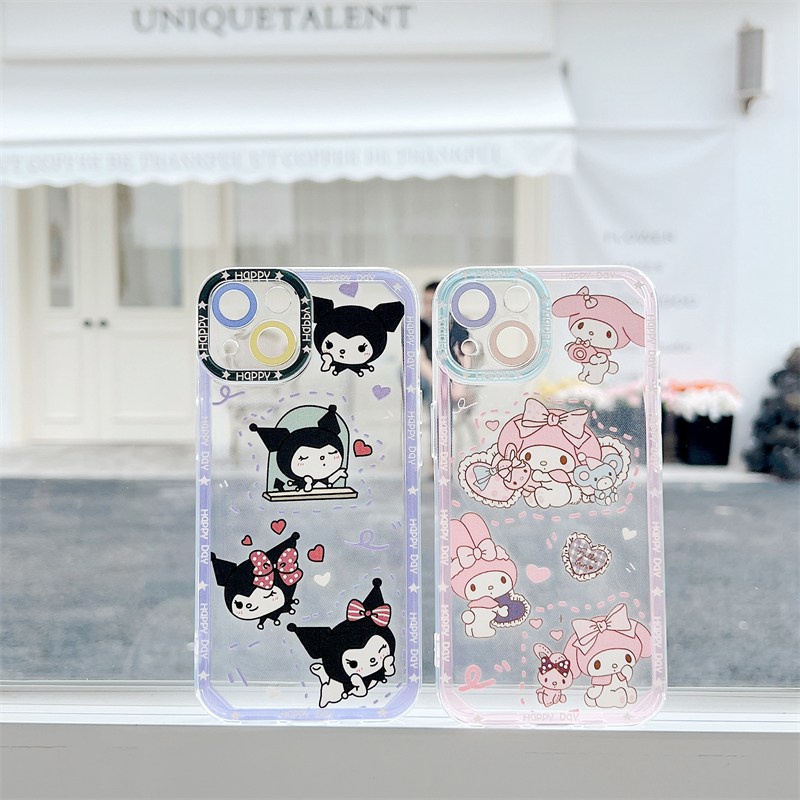 So Cute Melody Soft Case Samsung Note 20 Ultra A13 A10S A03 Core M52 A73 S21 S20 FE J5 J7 Prime J4 Plus A32 Redmi Note 10 Pro 10C Poco X3 NFC Pro VIVO V23 Pro OPPO A96 Reno 7Z Cover