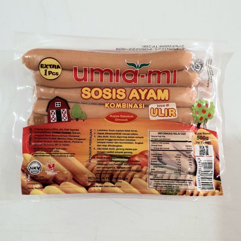 Umiami Sosis Ayam 500g