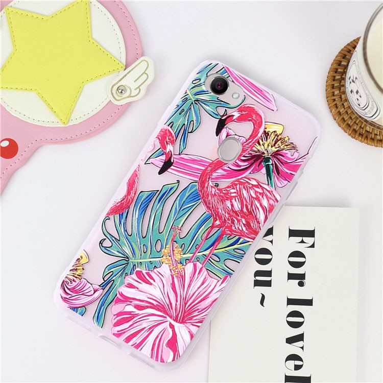 Case Flamingo TPU Oppo F7 F5 F3 F1S A71 A37 VIVO V9 V5 V7 Plus Y71 Redmi 5a s2 5 5+ 4X 6X A1 5X Soft