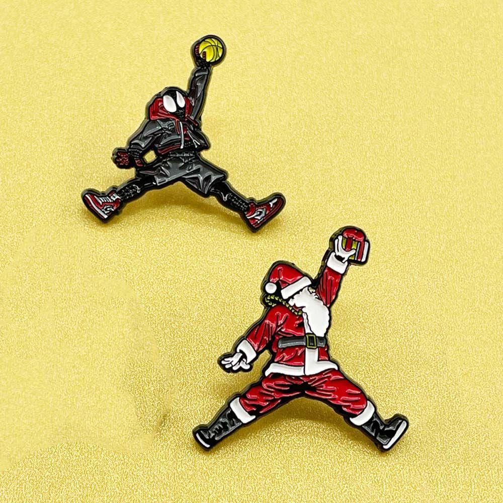 [Elegan] Lucu Bros Lucu Kartun Aksesoris Perhiasan Kerah Bros Spider Travel Commemorative Enamel Pin