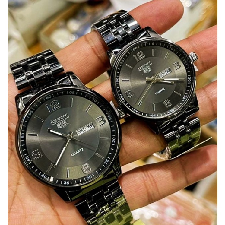 Seiko jam tangan Couple Anti Air/jam tangan pasangan tanggal on | jam tangan sepasang 2023 free bok termuran