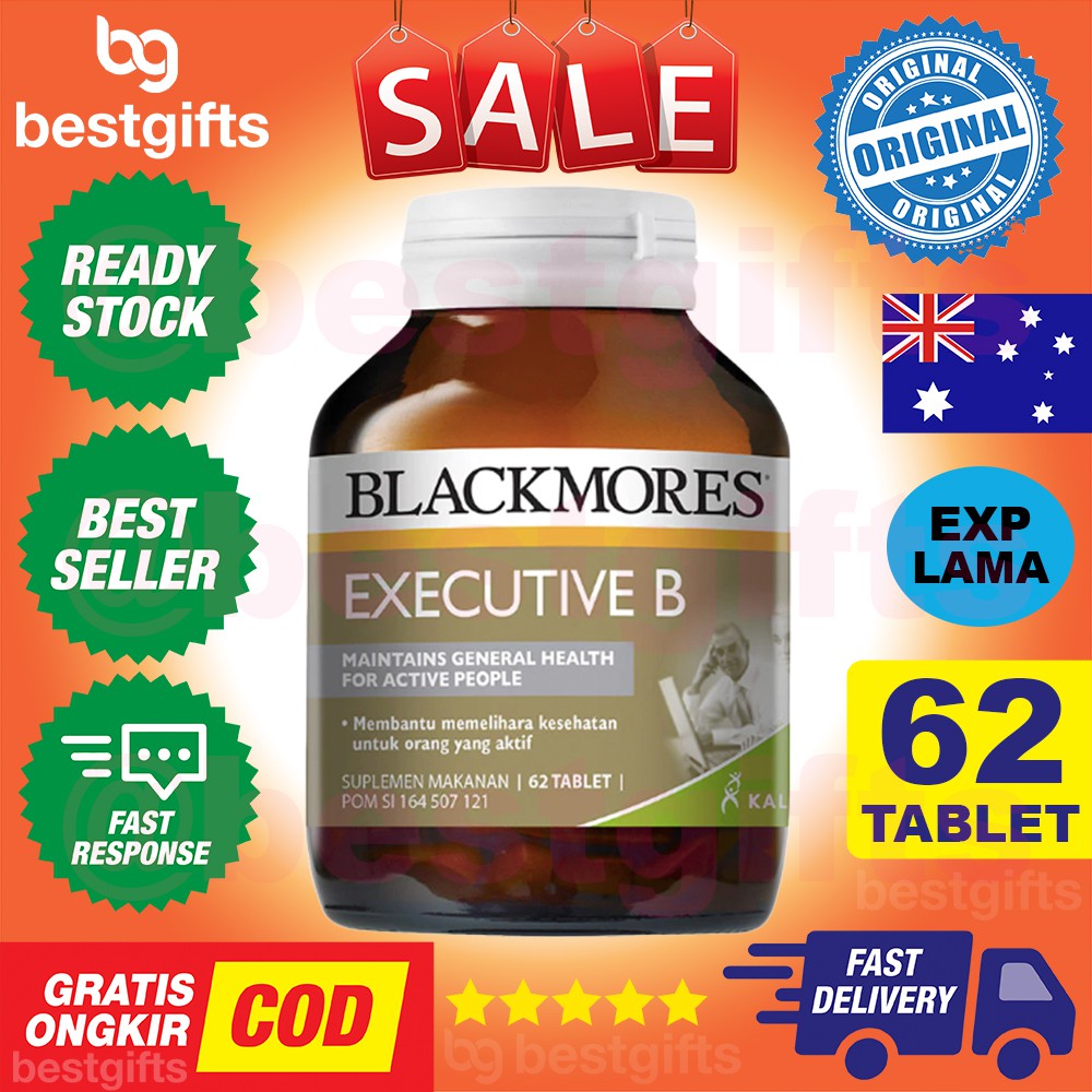 BLACKMORES MULTI B PERFORMANCE VITAMIN KONDISI MENGURANGI STRES FORMULA MENAMBAH ENERGI 62 TABLET