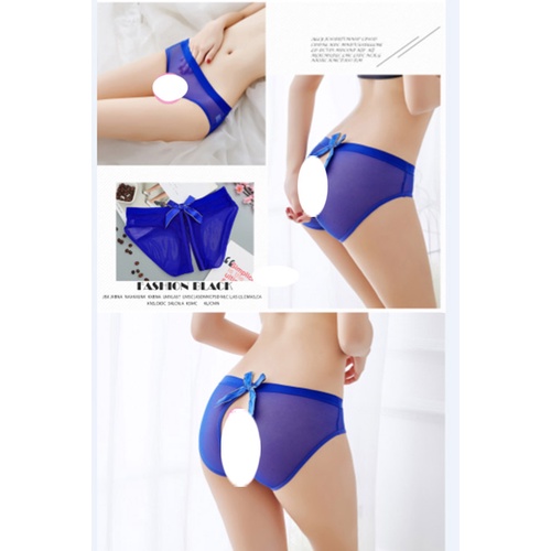 Celana Dalam Wanita Seksi Lingerie Crotchless tipis G String Sexy Renda Jala thongs 3C161