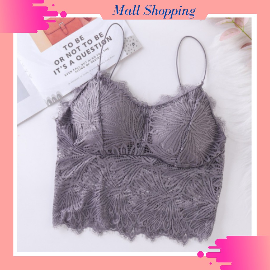 (COD) Bra Wanita Lembut Bra Renda Bralette BH MALL SHOPPING