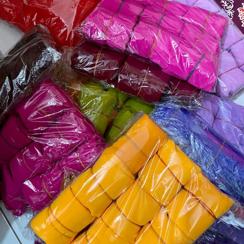 Selendang bali 2,5 m | Selendang crep cerah warna warni-4