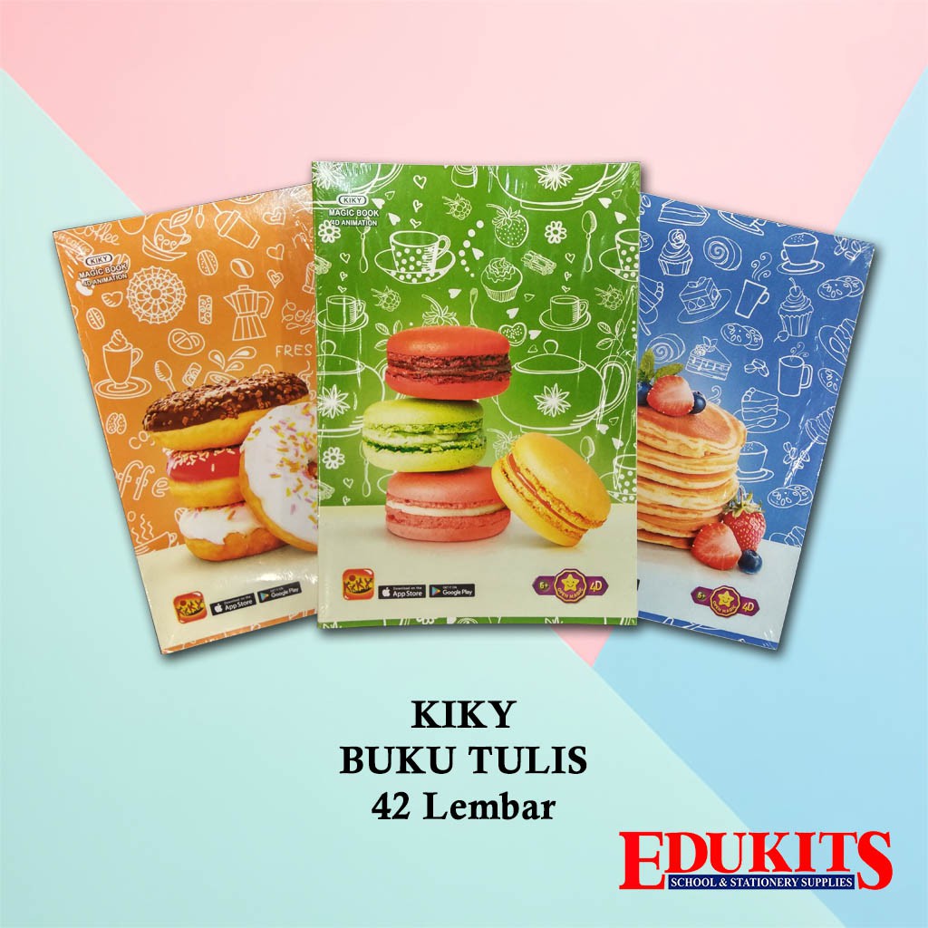 EDUKITS KIKY BUKU TULIS 42 LEMBAR BOXY