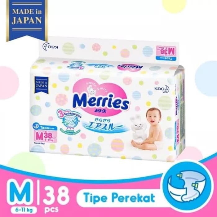 Merries Tape M38 M 38 Putih Jepang