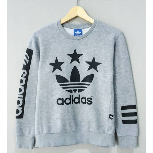 harga crewneck adidas trefoil