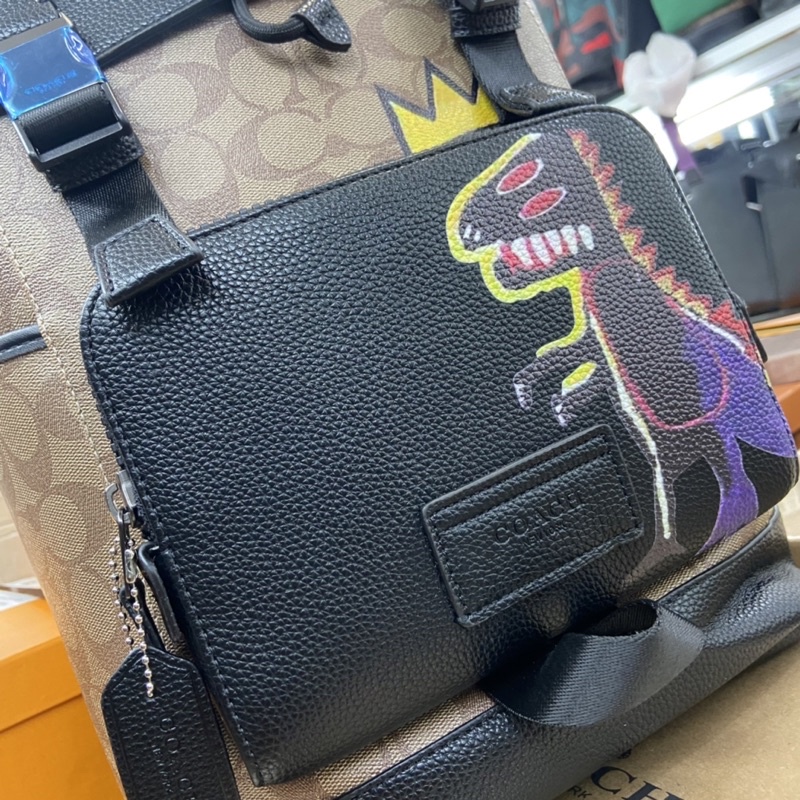 Tas Ransel Pria Coach Dino tas backpack Coach tas kuliah tas kantor import