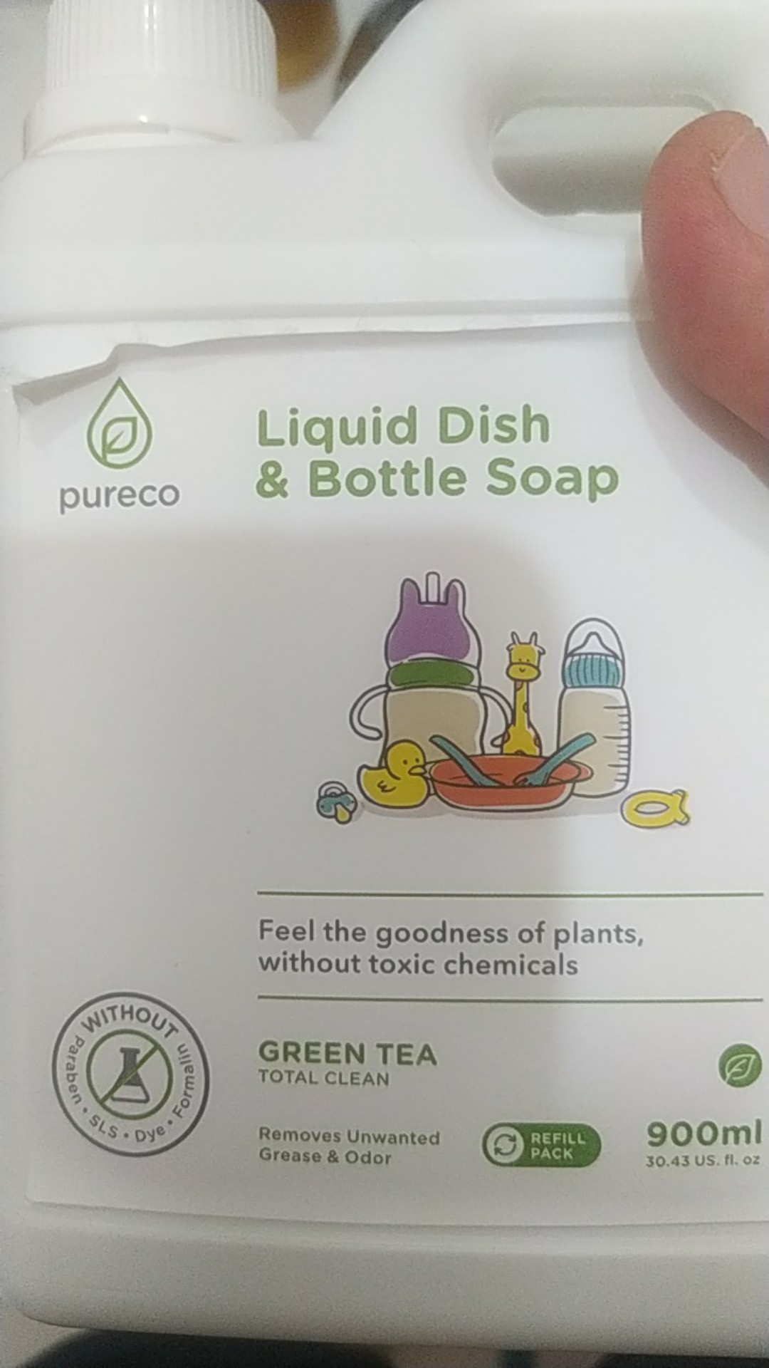 Pureco Liquid Dish Soap 900 Ml Bisa Gojek/grab