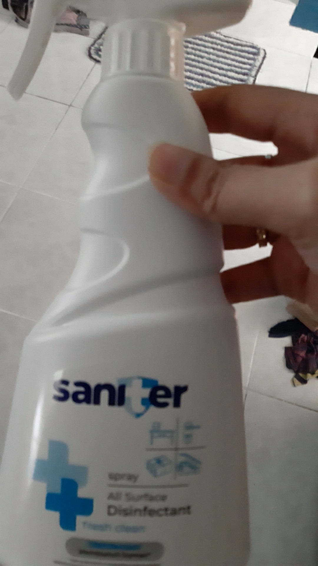 Saniter Spray Air And Surface Sanitizer Fresh Clean Disinfectant And Antibacterial