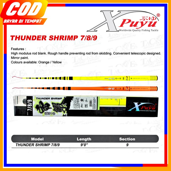 JORAN PANCING TEGEK XPUYU TELE POLE THUNDER SHRIMP