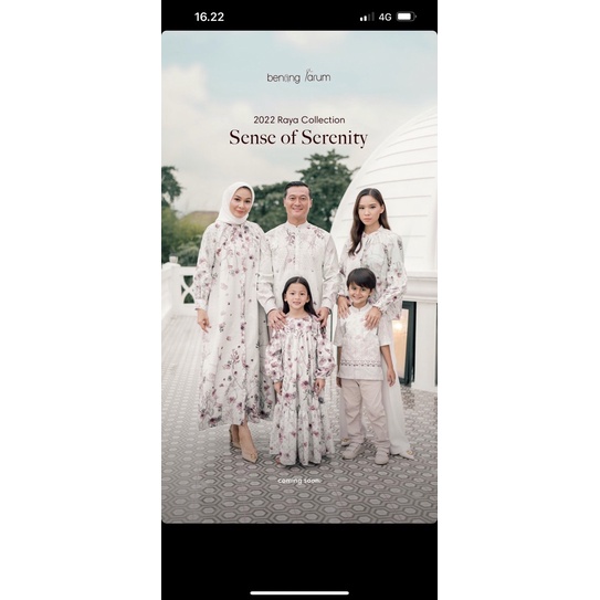 Buttonscraves BENANG JARUM 2022 RAYA COLLECTION SENSE OF SERENITY (BUNDLING)