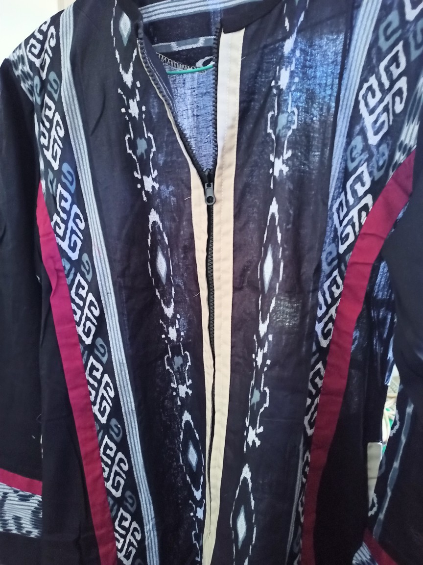 Gamis Batik Tuneeca Kombinasi Size S M L Xl Xxl