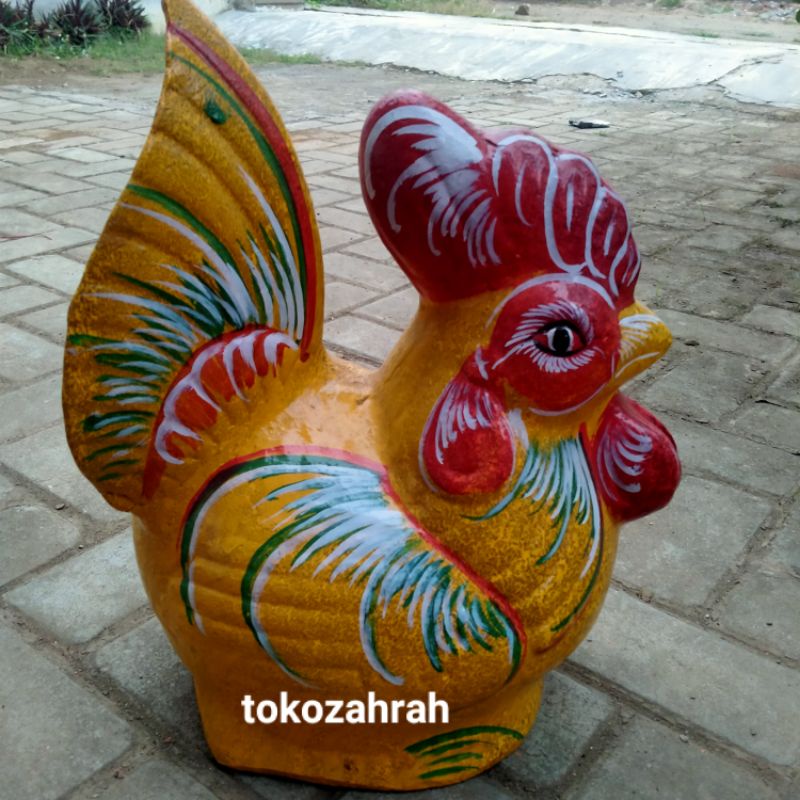Jual Celengan Ayam Tanah Liat *Semi Jumbo* | Shopee Indonesia