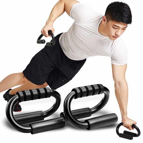 IKILOSHOP Push Up Handle Fitness Pushup Handles Model S AlatBantu Gym Bar Rumah