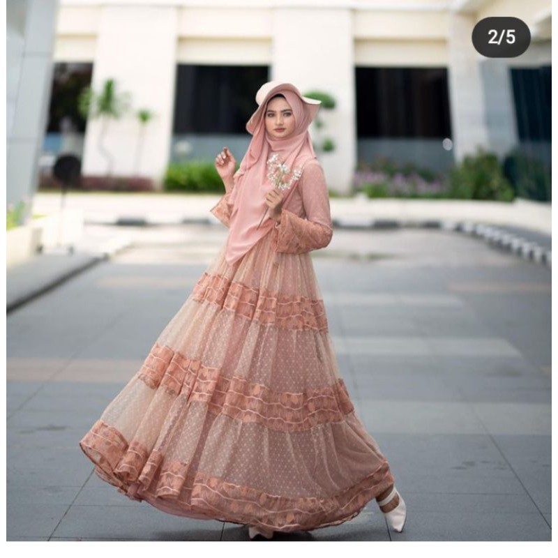 nayla dress by rudeya syar'i