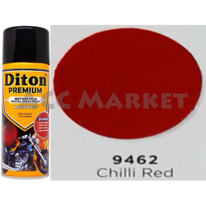 Pilox Diton Premium Pilok Pylox Merah Chilli Red 9462