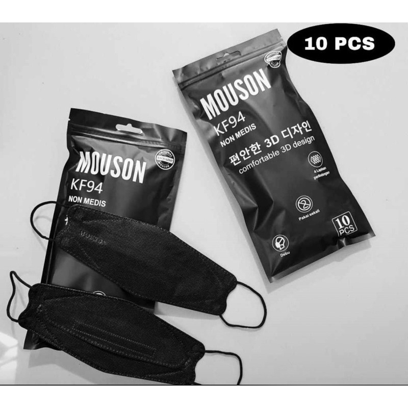 SG MASKER KF94 MOUSON ISI 10PC Masker KF 94 4ply Masker 4D EVO isi 10pcs