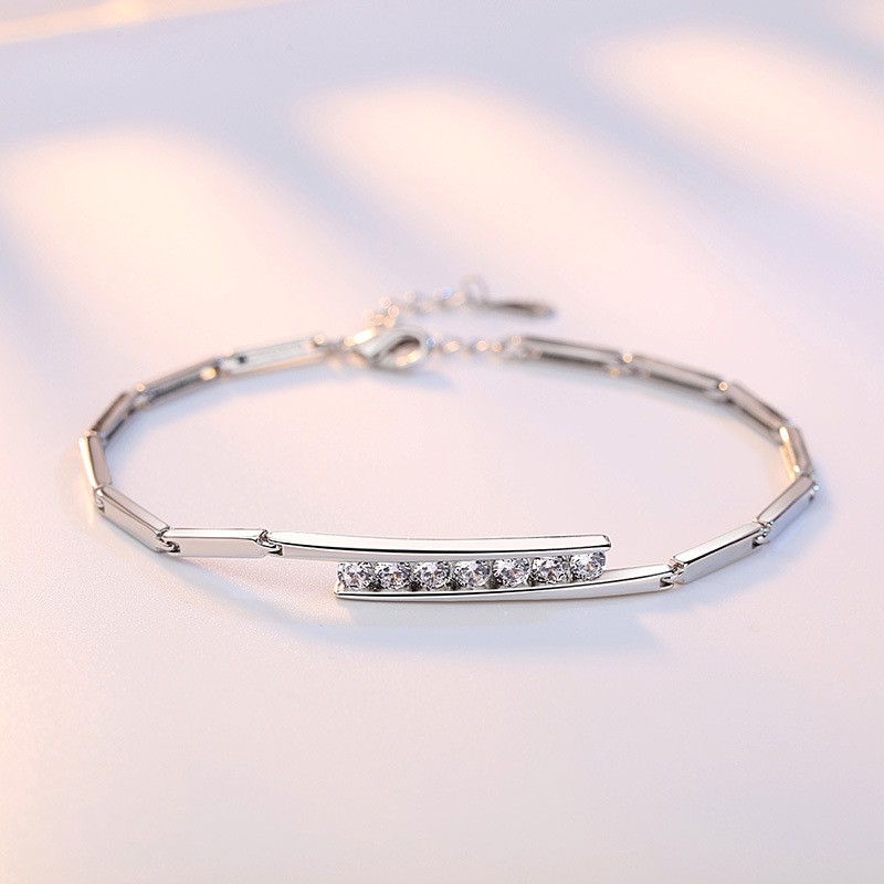 Gelang Perak Asli / Bracelet S925 / Sterling Silver /Wanita Korea Unik bracelet / Charm Gelang pria & Wanita / Gelang Couple / Gelang TitaniumA6-R