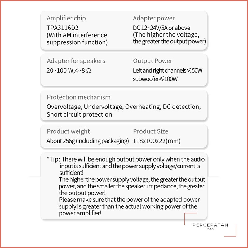 【ZK-TB21】Penyesuaian Tinggi dan Bass 2.1 Channel Bluetooth Modul Penguat Daya Digital Penuh【TPA3116D2】Dapat dihubungkan ke subwoofer yang kelebihan berat badan 50W*2+100W Amplifier