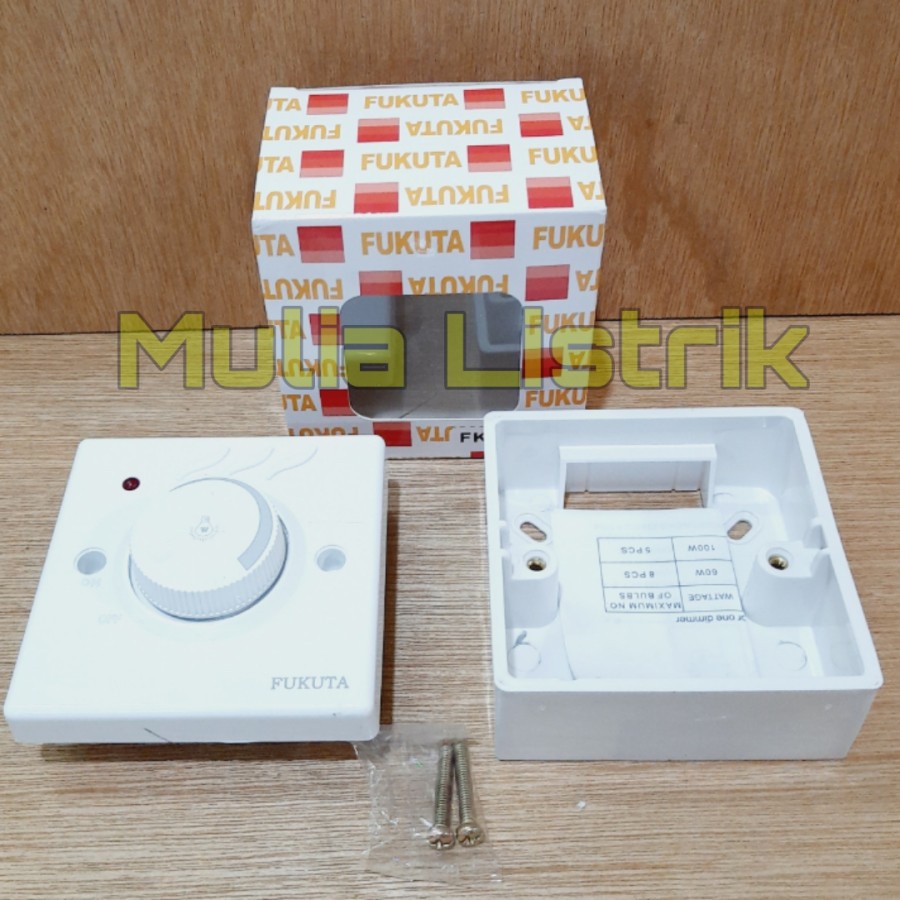 Dimer lampu Fukuta saklar lampu dimer