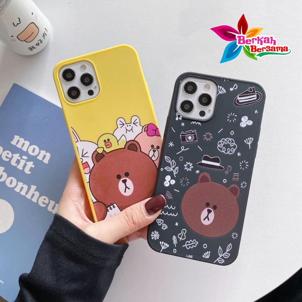 SS015 SOFTCASE BEAR samsung A01 M01 core J2 prime grand A10 A10s M01s A20 A30 M10s M20 BB4507