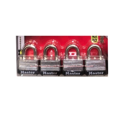 Master Lock Padlock Gembok 38mm 4pcs Dengan Kunci Yang Sama Masterlock Gembok 1set