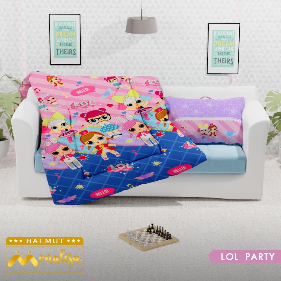 Monalisa Bantal Selimut (BALMUT) Karakter Uk 150 x 220 - LOL Party