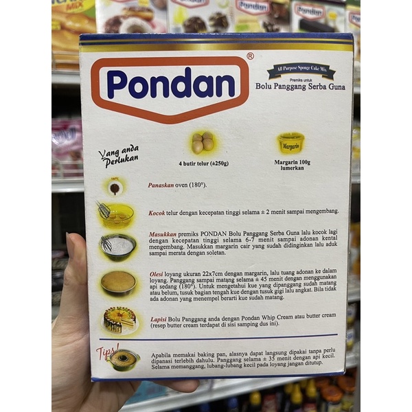 Premiks Bolu Panggang Serbaguna PONDAN 315gr / premix