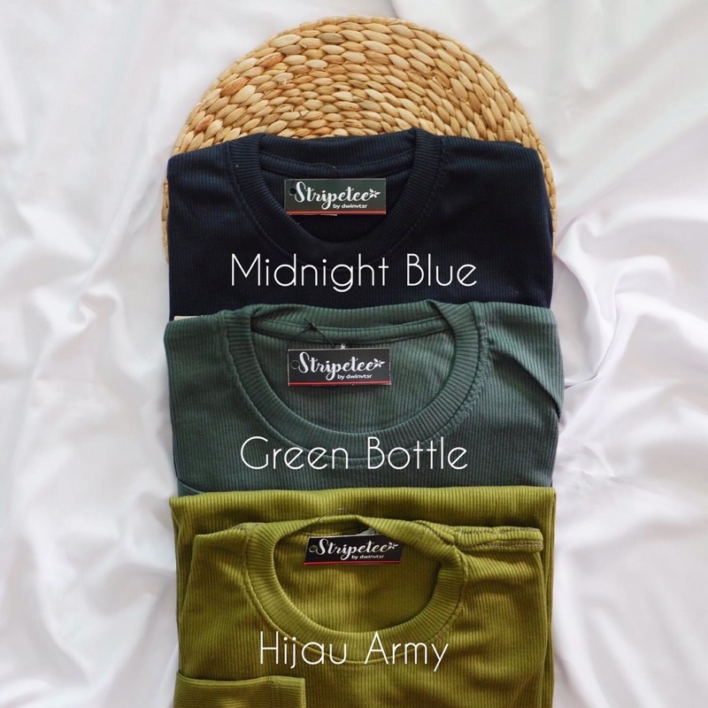 BASIC TEE KAOS POLOS LENGAN PANJANG UNTUK WANITA/PRIA BAHAN RIB DELUXE