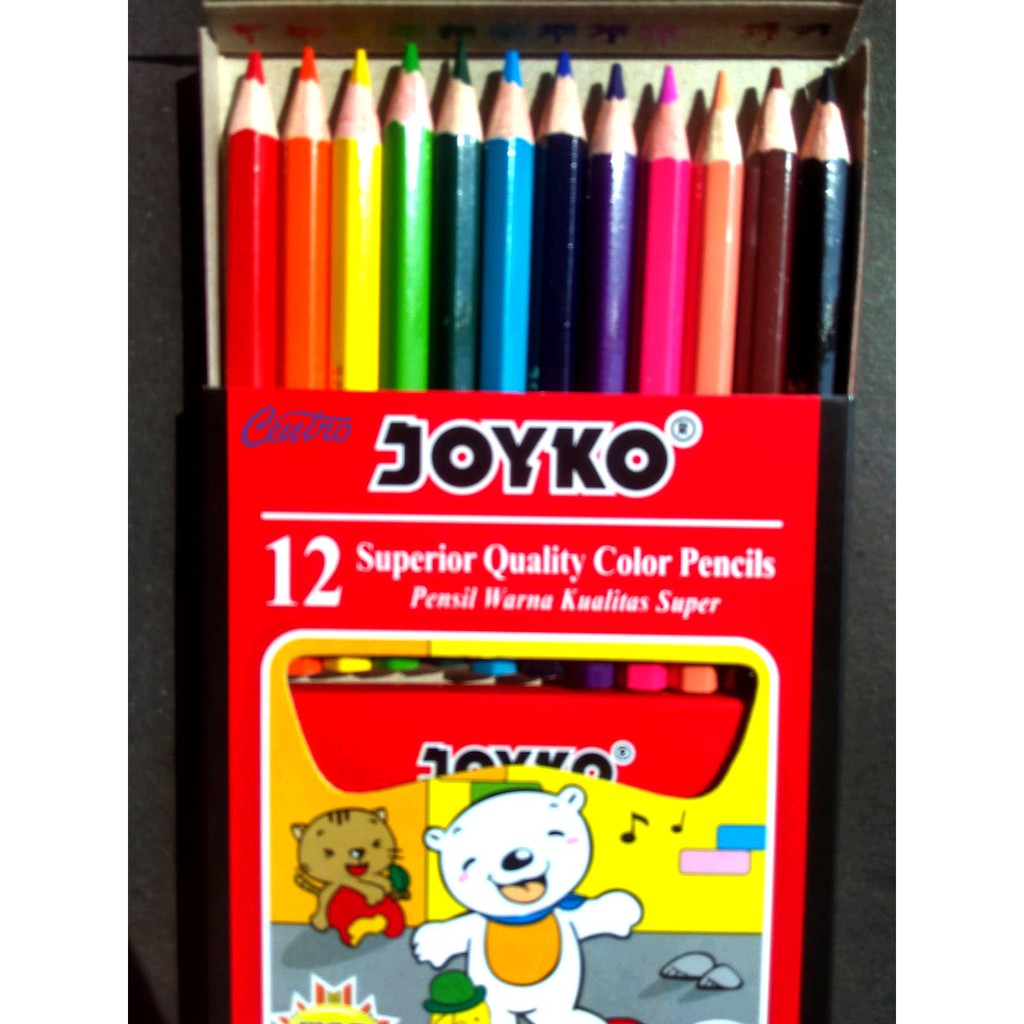 

Joyko 12 Superior Quality Color Pencil CP-S12