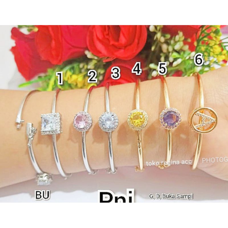 GELANG BANGLE POLOS PERMATA