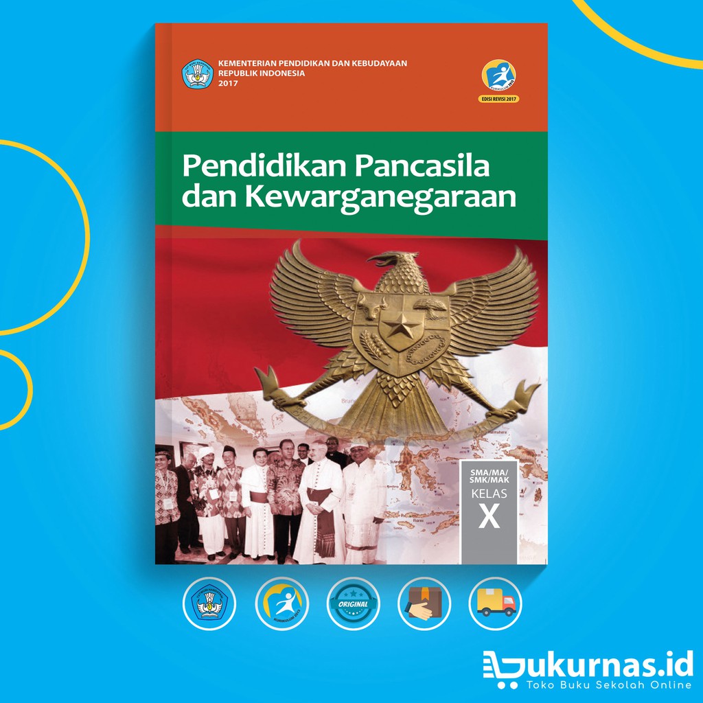Buku PPKn SMA Kelas 10 K13 Revisi Terbaru