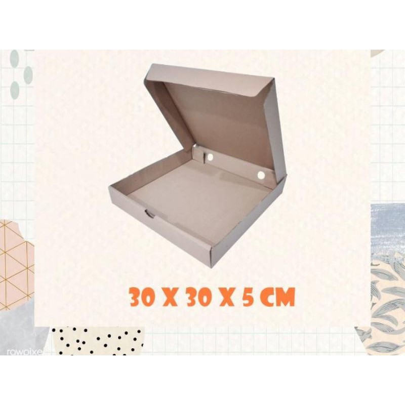 

box pizza 30x 30 x 5 cm