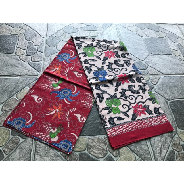 Batik cap kombinasi canting