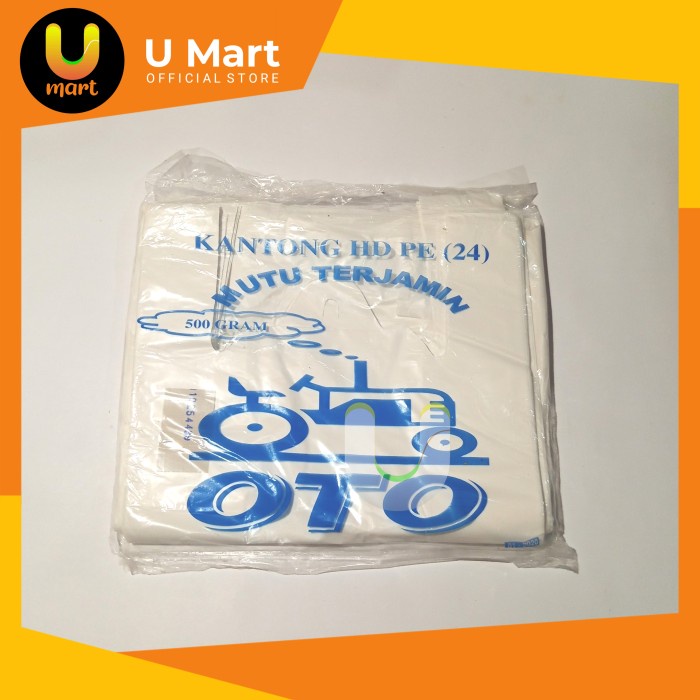 Kantong Plastik Putih Susu OTO Besar 24 Kresek HDPE
