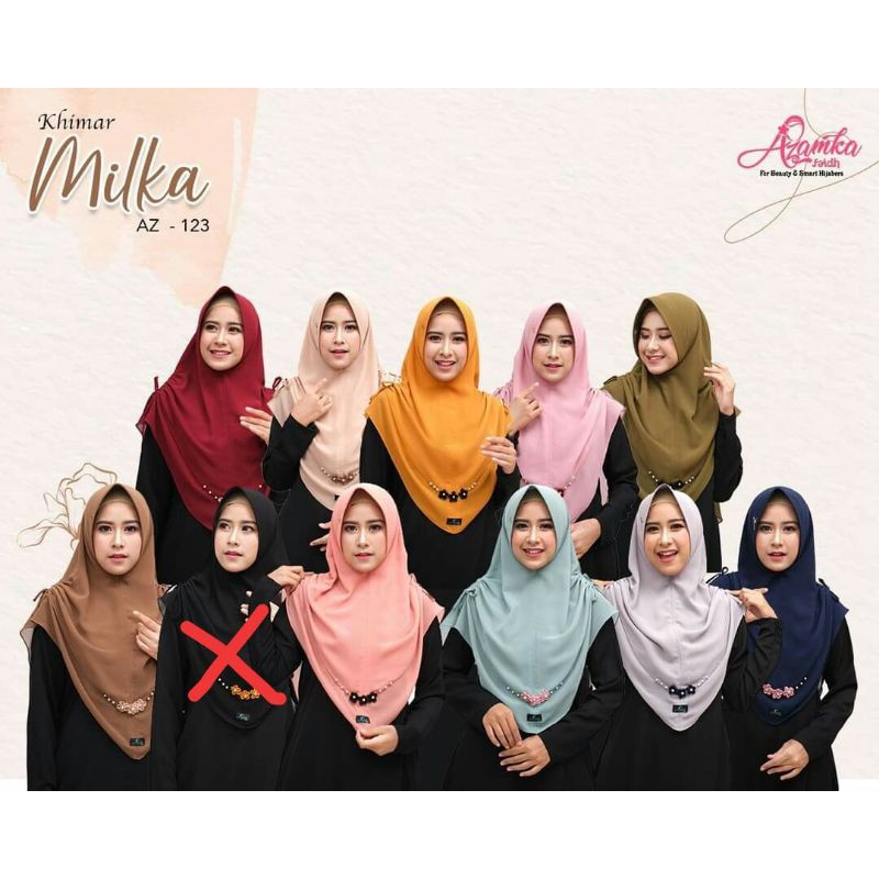 khimar Milka Azamka hijab