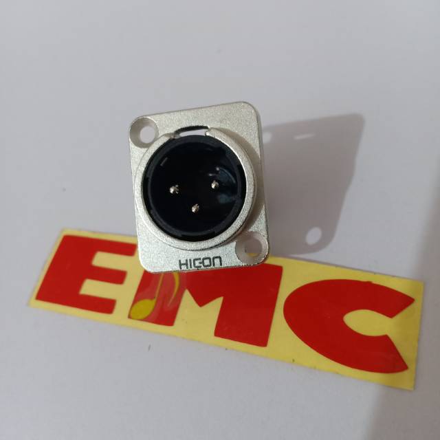 HICON HI-X3DM, Connector body Solder XLR Male