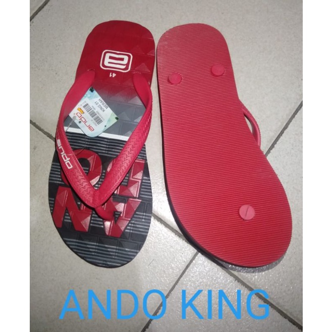 SANDAL ANDO PRIA DEWASA ORIGINAL BAHAN NYAMAN LEMBUT (38-42)