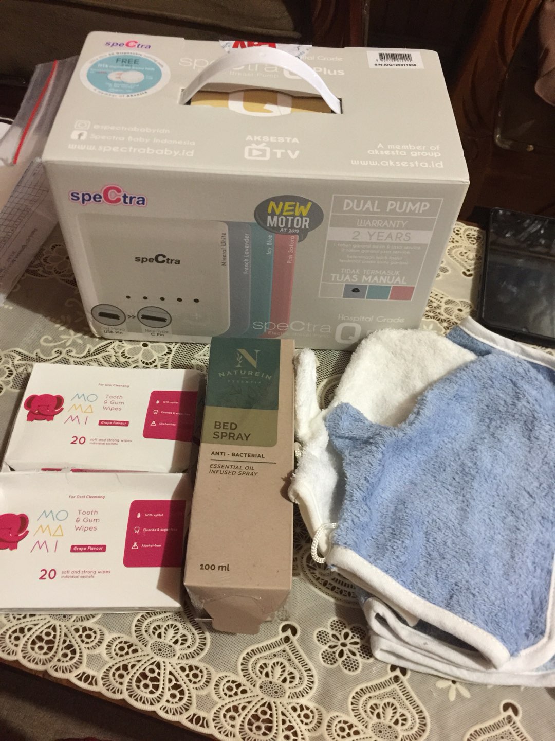 Naturein Bed Spray Anti Bacterial Tungau Virus Kasur Bantal Anak Bayi 100ml 200ml Lav