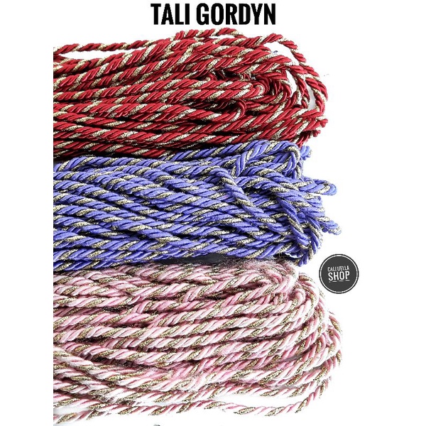 

TALI GORDYN ULIR GOLD | BAHAN KERAJINAN DIY CRAFT