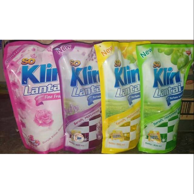  So Klin Lantai  800ml apel Shopee Indonesia