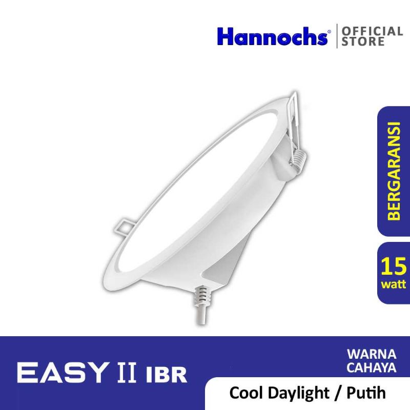 Hannochs Downlight LED EASY II 3w/5w/7w/9w/12w/15w IBR Cahaya Putih