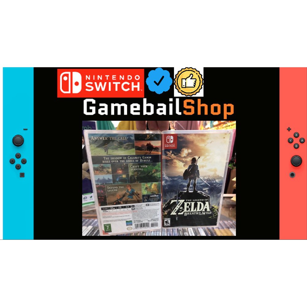 Jual Nintendo Switch Game - The Legend Of Zelda Breath Of The Wild ...