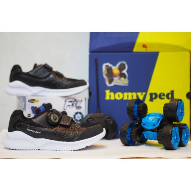 SEPATU SEKOLAH ANAK HOMYPED IMAGINE 01 BERHADIAH FLEX CAR