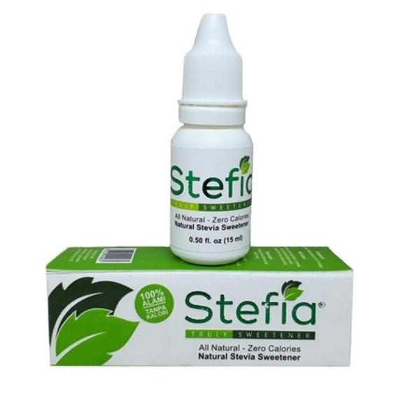 

yang dicari@@@@] STEFIA Truly Sweetener Extrak Daun Stevia Pemanis Alami Gula Herb Cair