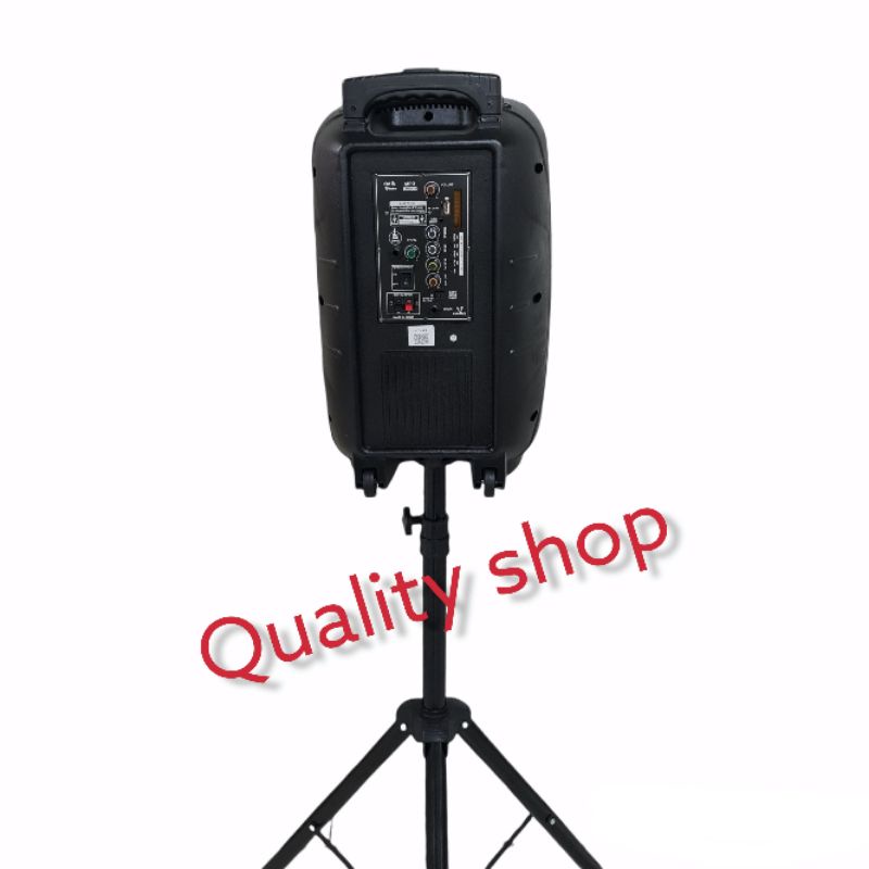 SPEAKER PORTABLE 12 INCH SOUNDBEST BONUS 2 MIC WIRELES STEN DAN MIC KABEL