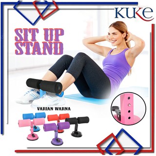 [KUKE] Yoga Sit Up Bench Fitness Gym Alat Bantu Olahraga Penahan Pegangan