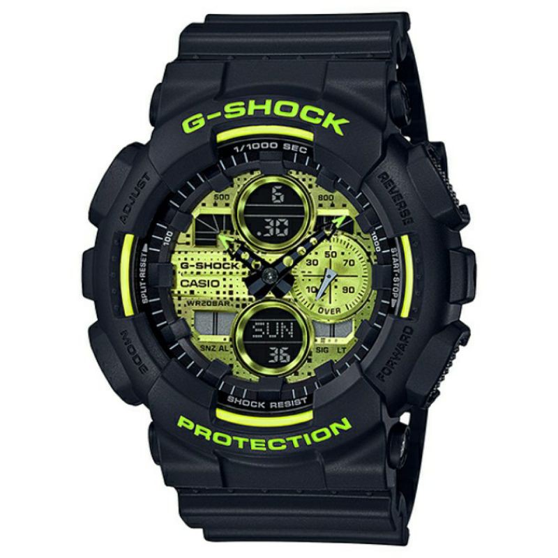 CASIO G-SHOCK GA-140DC-1ADR / GSHOCK GA140DC-1 ORIGINAL & GARANSI